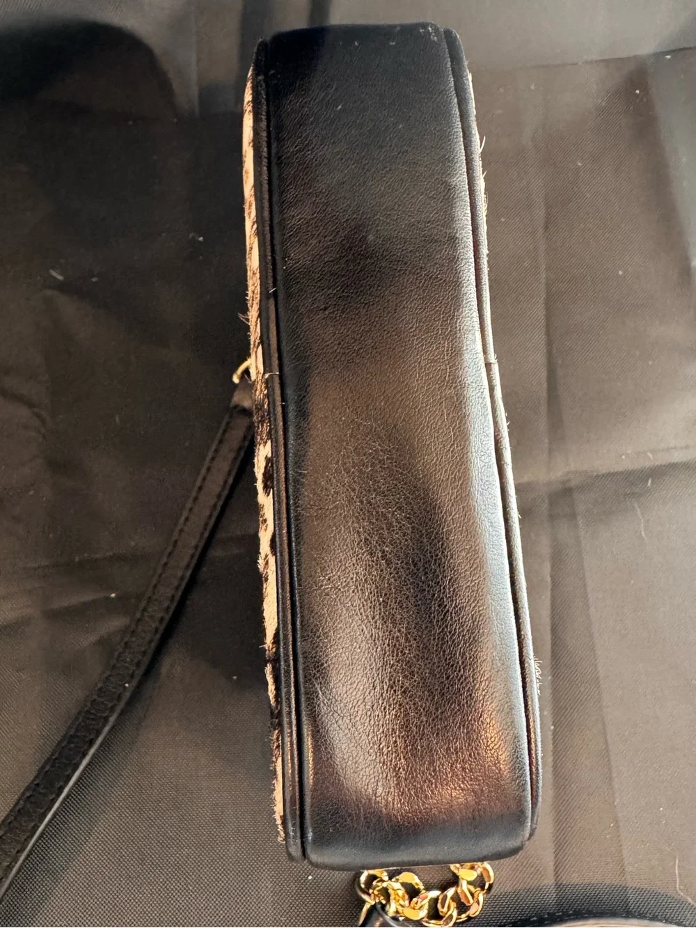 Michael Kors Jet Set Medium Leopard & Calf Hair Crossbody Bag